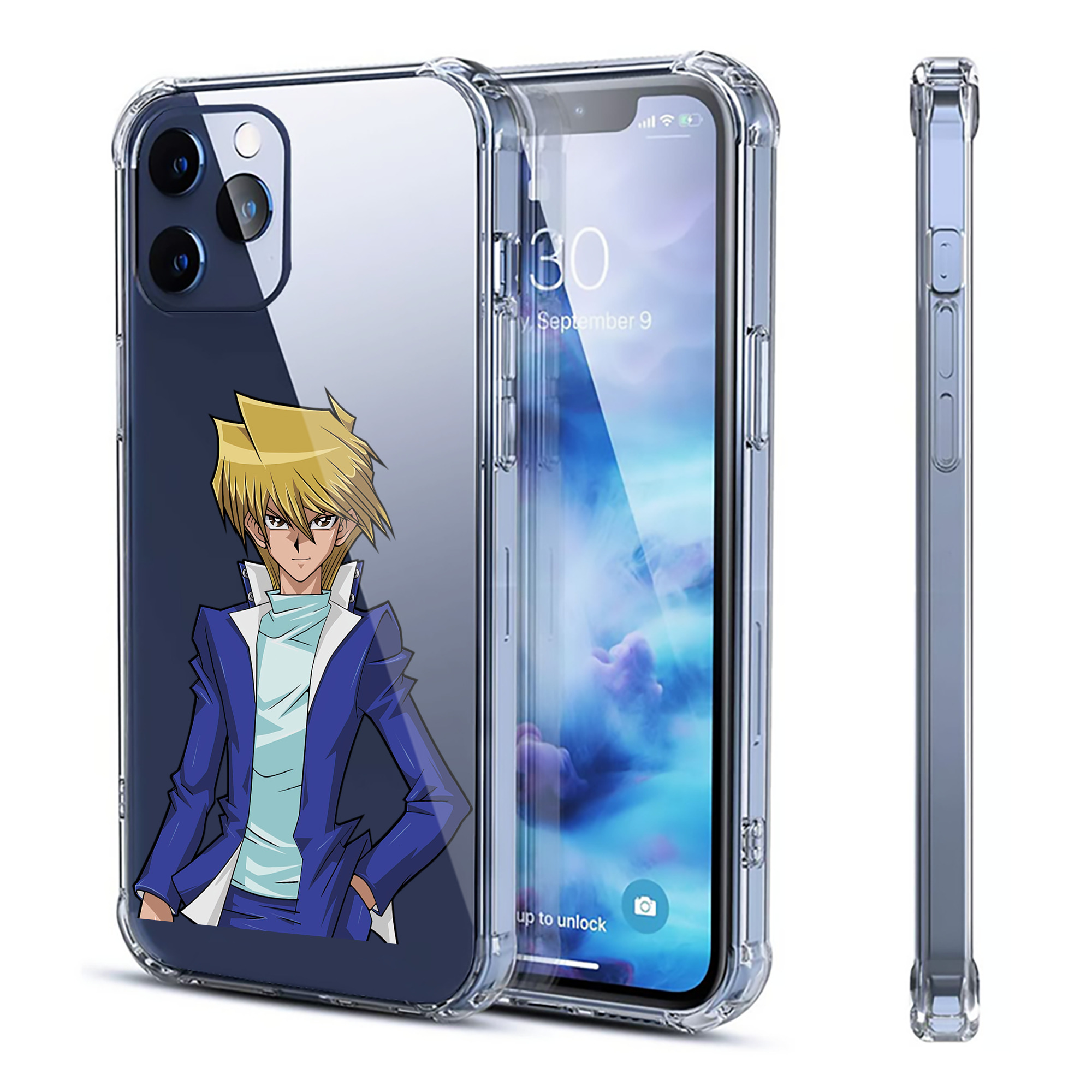 （画像用） 遊☆戯☆王 Yu-Gi-Oh! 【iPhone 12シリーズ対応】透明スマホケース（クリアソフトケース）